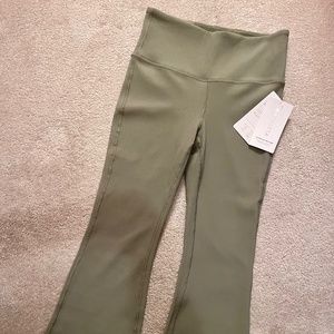 Athleta Ribbed Crop Flare Pants